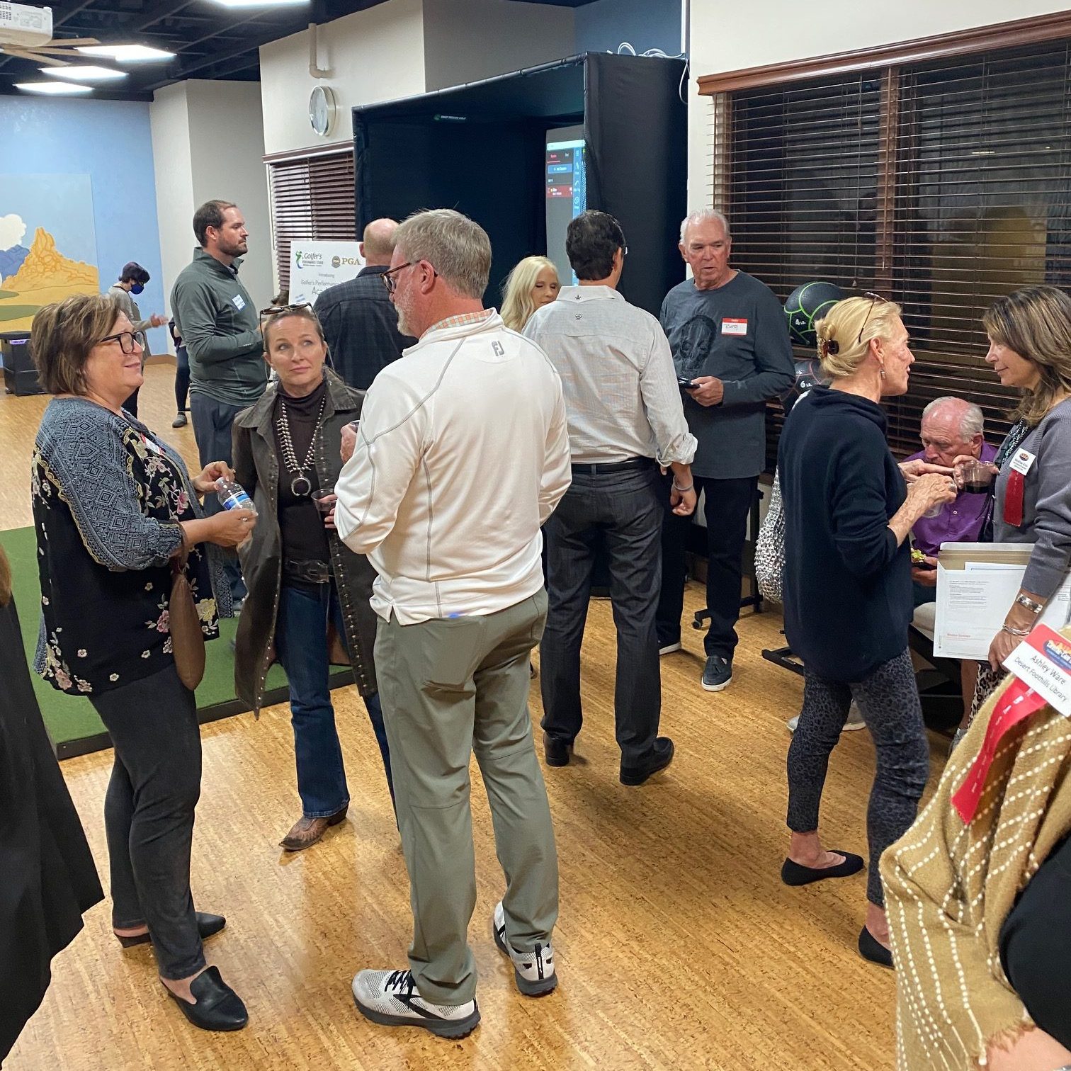 carefree cave creek chamber of commerce evening mixer at golfers performance studio