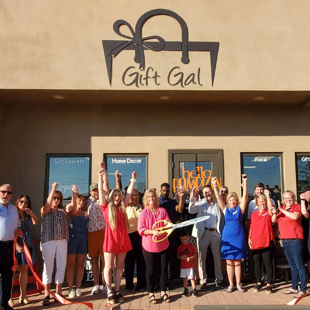 Gift Gal in Cave Creek Ribbon Cutting by the Carefree Cave Creek Chamber of Commerce